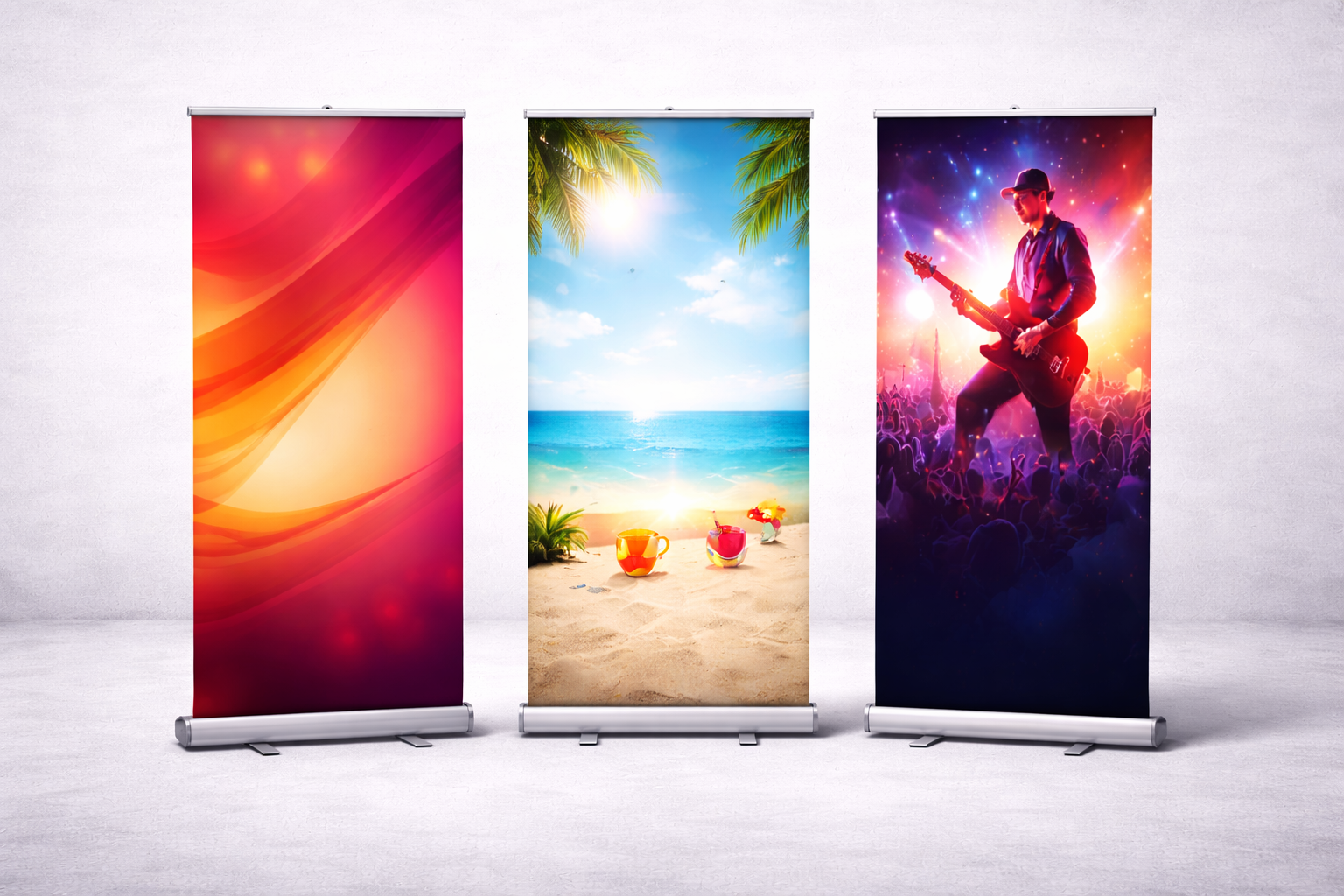 Rollup Display auf Messe